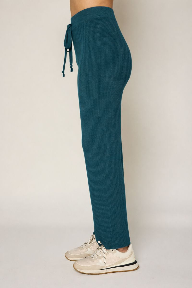 Hunter Green Knit Sweatpant