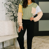 Jungle Trails Colorblock Top
