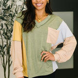 Jungle Trails Colorblock Top