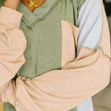 Jungle Trails Colorblock Top
