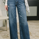 Kaiya Low Rise Wilhelmina Baggy Jean with Bandana Loop