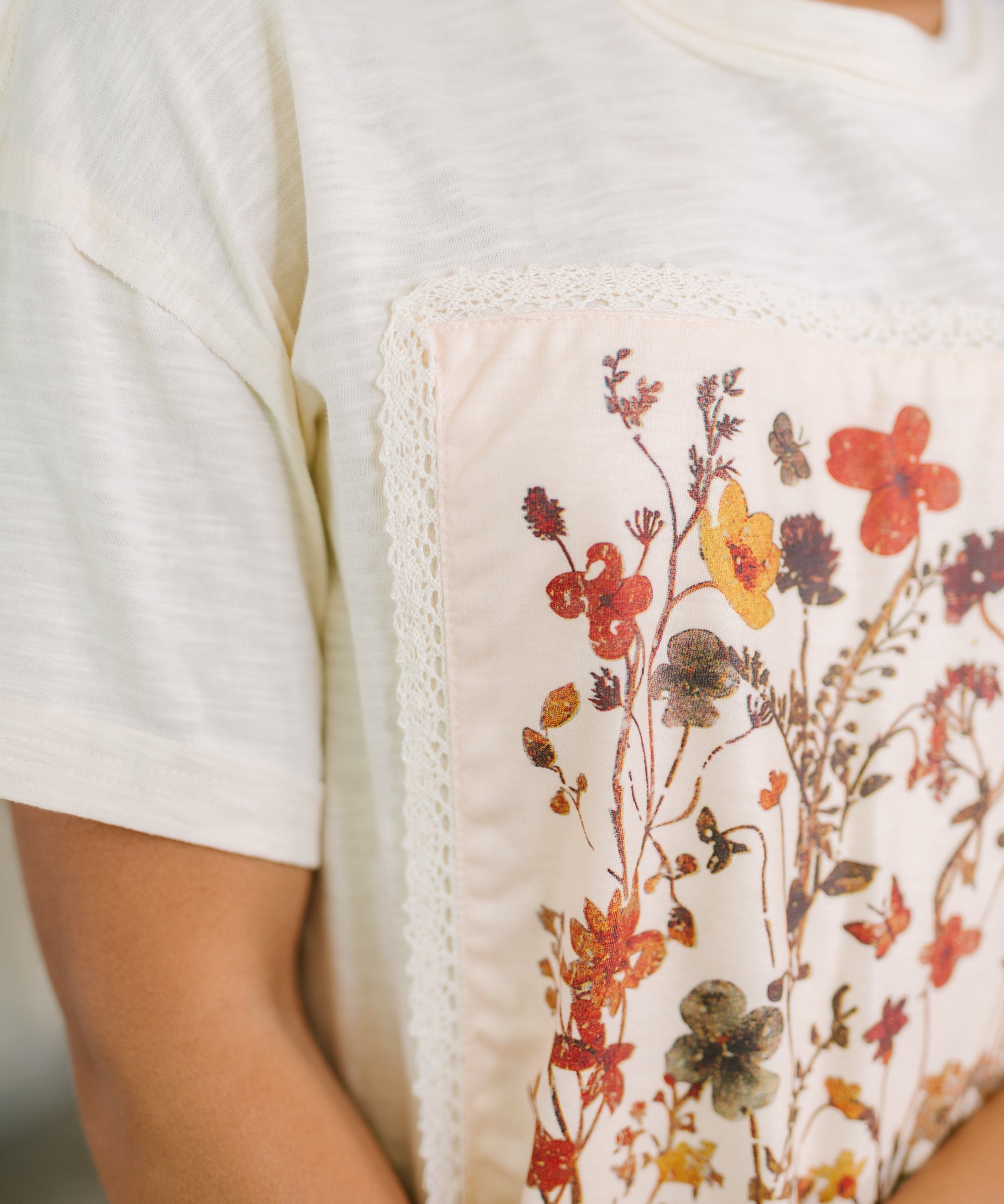 Knee Deep in Flowers We Applique Top
