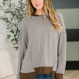 Leafy Breeze Relaxed Sweater Top