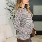 Leafy Breeze Relaxed Sweater Top