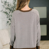 Leafy Breeze Relaxed Sweater Top