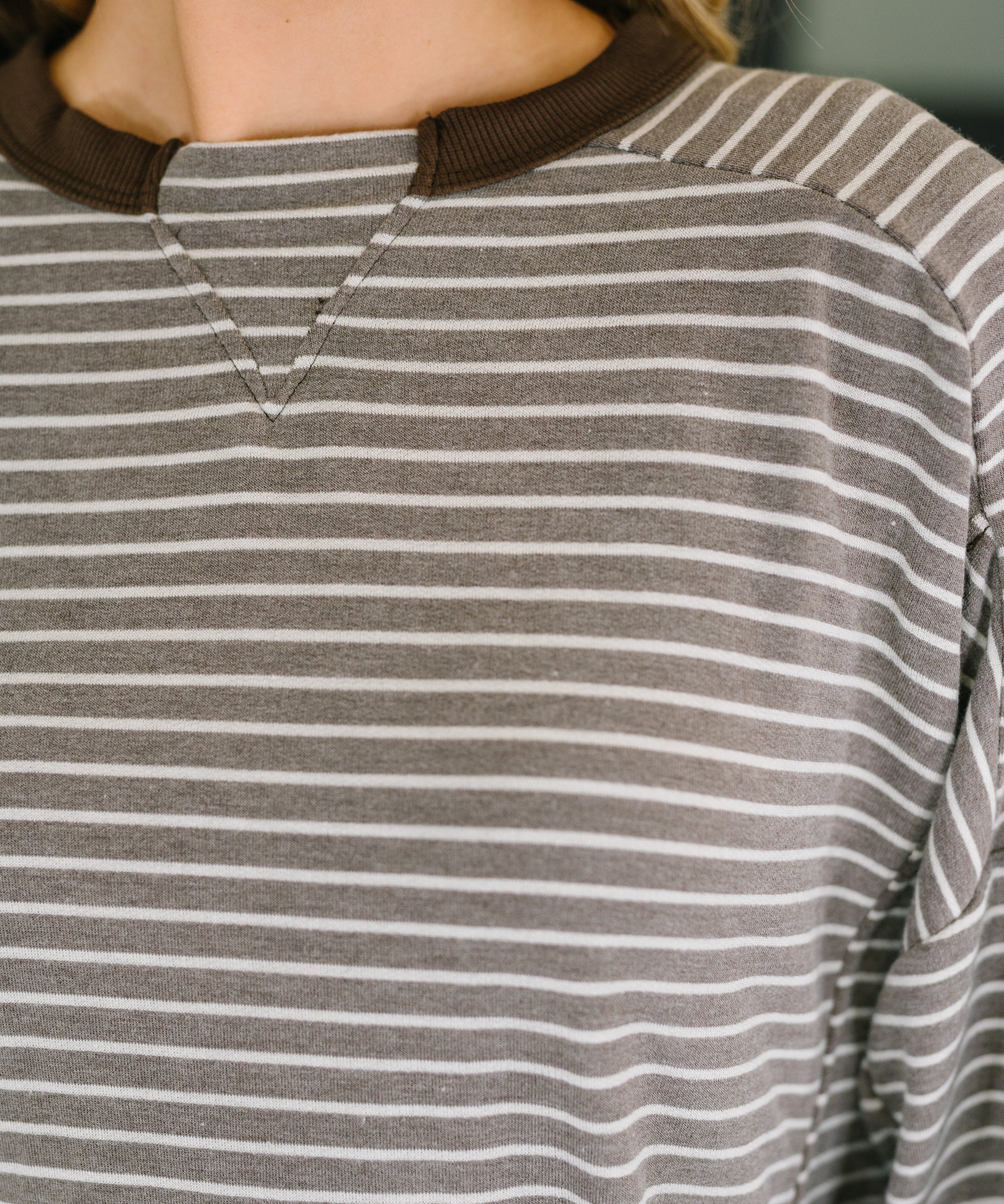 Leafy Breeze Relaxed Sweater Top