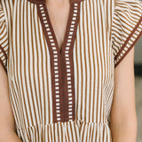 Let Me Love You Cap Sleeve Tiered Dress