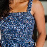 Live Your Best Life Floral Jumpsuit in Blue Floral