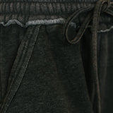 Nights Like This High Waist Palazzo Sweats in Ash Black