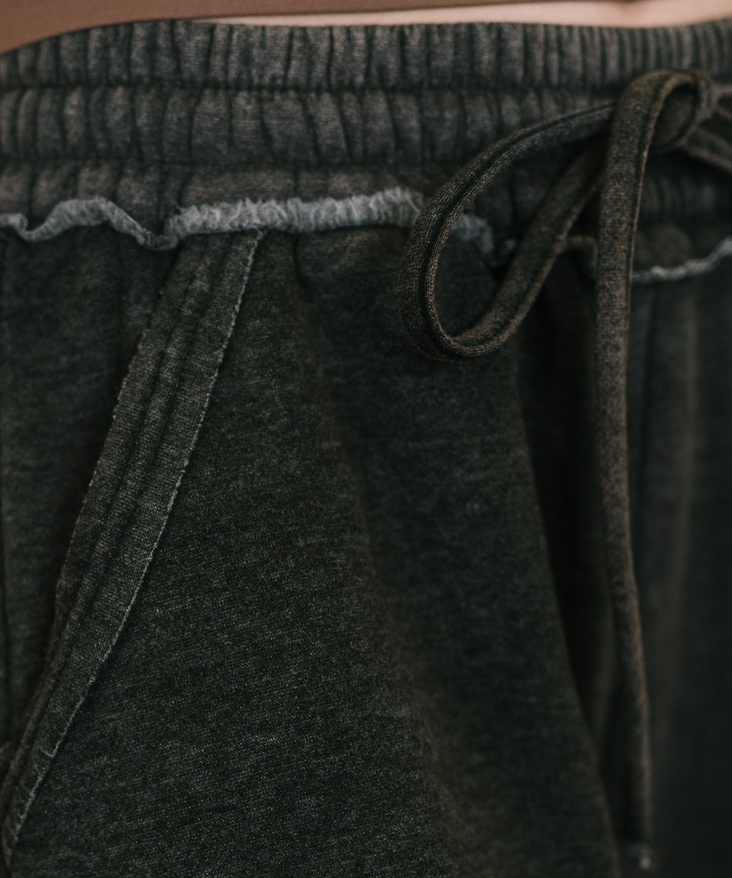 Nights Like This High Waist Palazzo Sweats in Ash Black