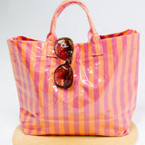 Citrine Tote in Pink and Orange