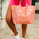 Citrine Tote in Pink and Orange