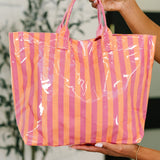 Citrine Tote in Pink and Orange
