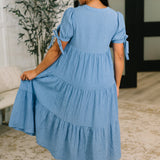 One Less Crisis Tiered Midi Dress