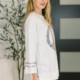 Peace, Love, and Flowers Peace Sign Top