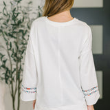 Peace, Love, and Flowers Peace Sign Top
