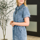 On Point Denim Romper