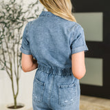 On Point Denim Romper