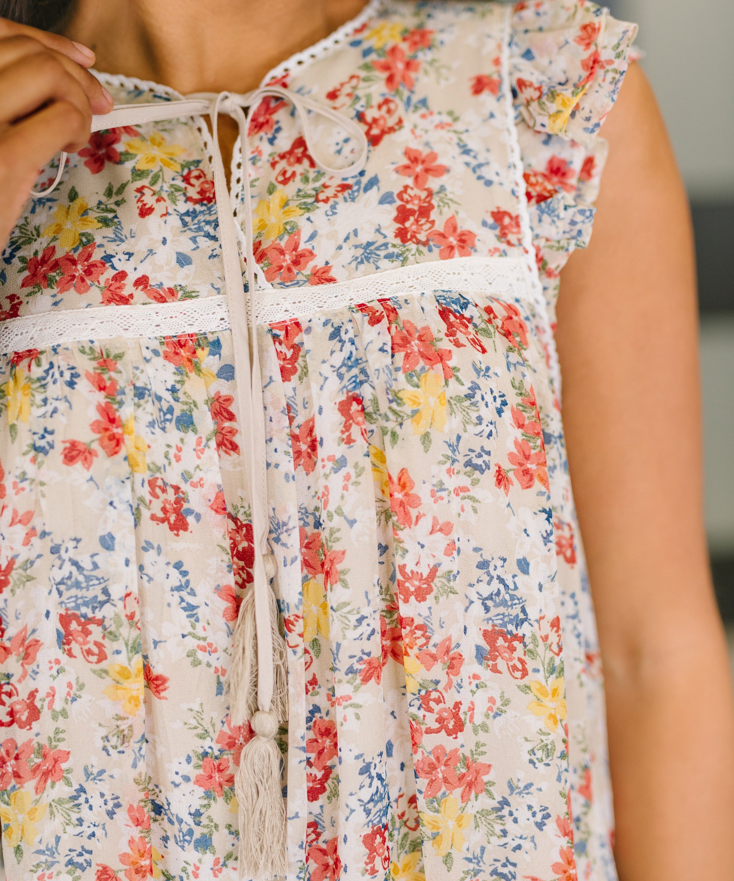 Precisely Me Smock Midi Dress