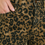 Roxy High Waist Bootcut Leopard Print