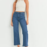High Rise Wide Leg Jeans in Three Colors