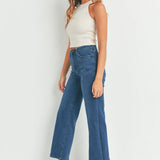 High Rise Wide Leg Jeans in Three Colors