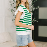 Same Page Flutter Sleeve Top
