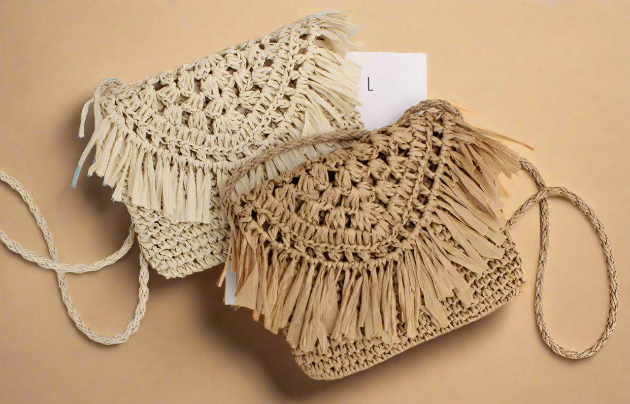 Weaved Envelope Crossbody