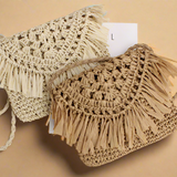 Weaved Envelope Crossbody
