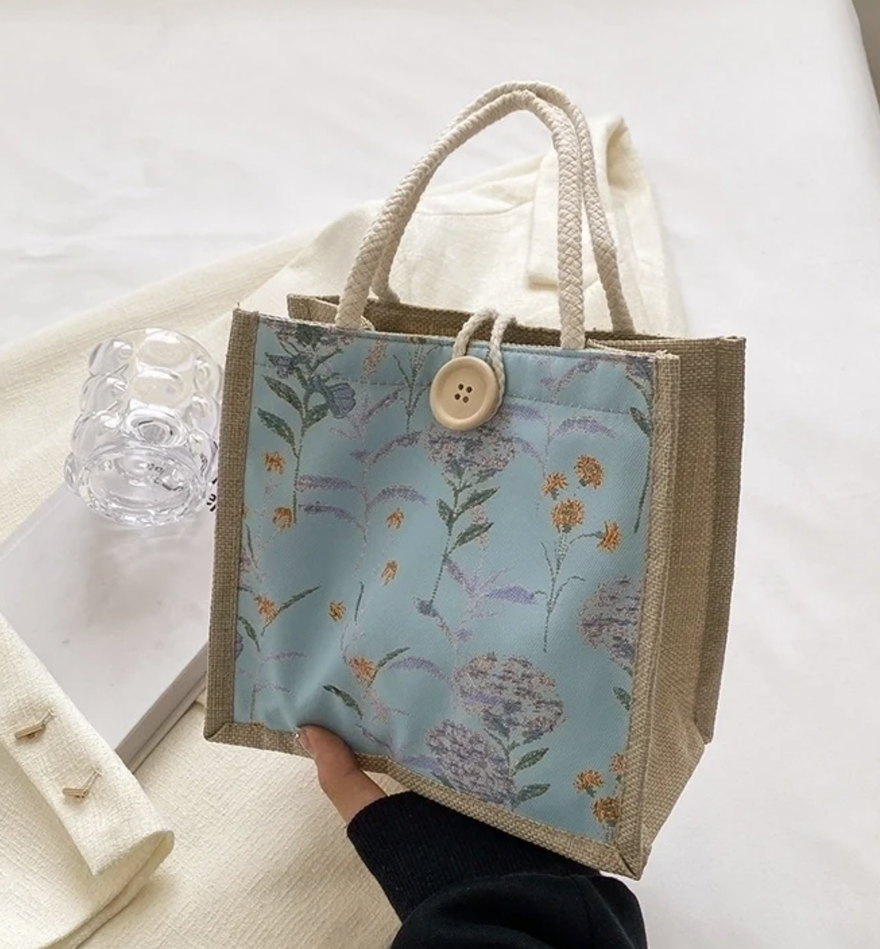 FLORAL MINI TOTE