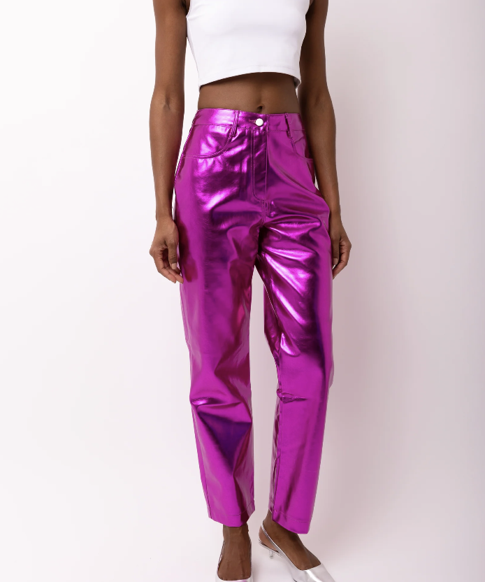 LUPE METALLIC FAUX WIDE