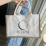 ECLIPSE BURLAP TOTE