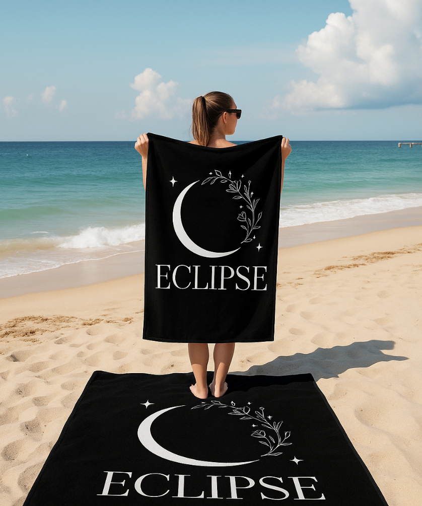 SUMMER OF ECLIPSE BEACH TOWEL
