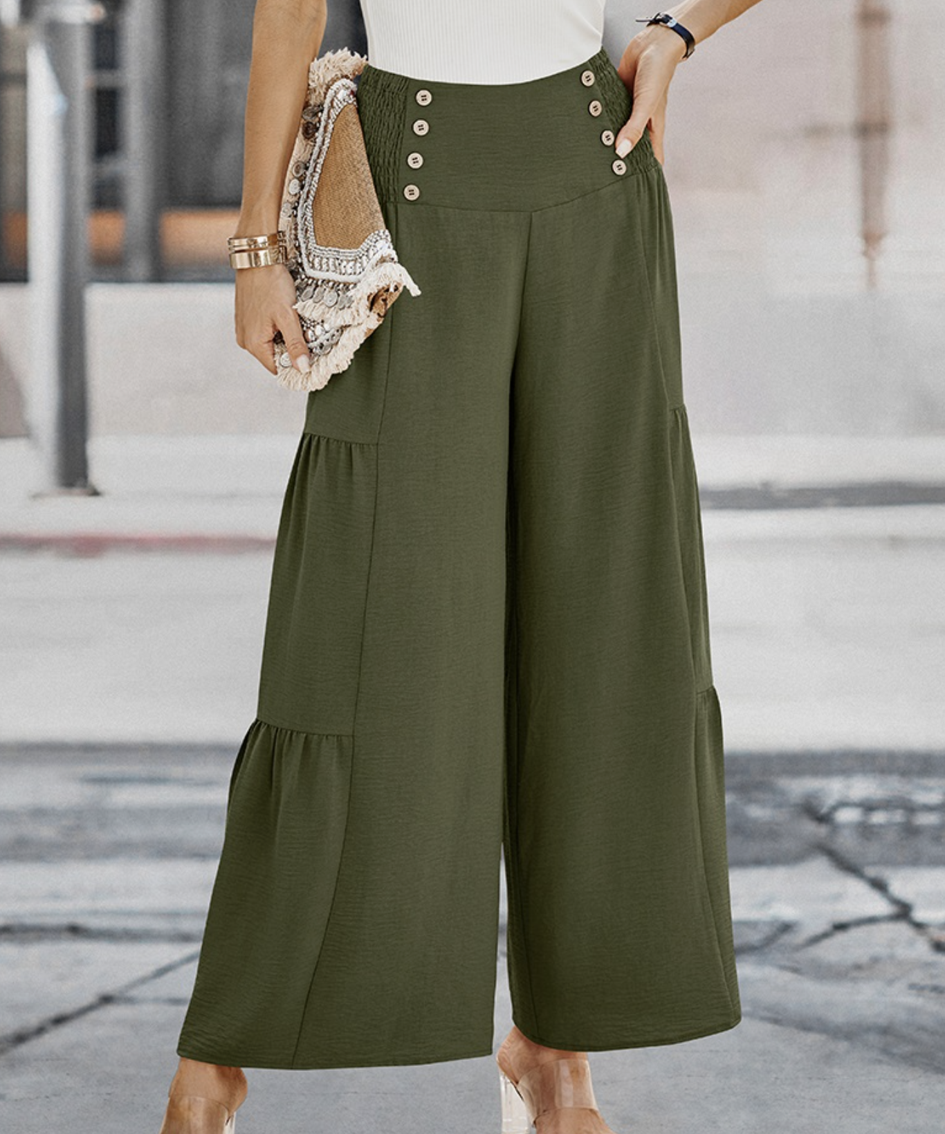 POOLSIDE PALAZZO PANT