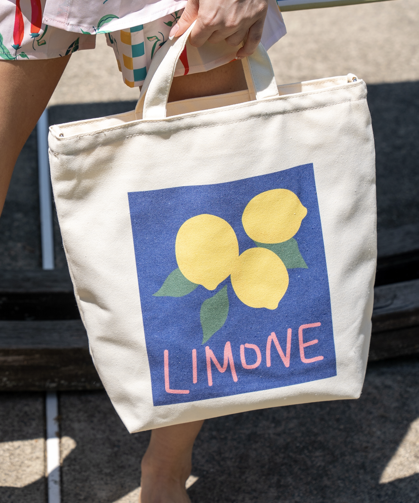LIMONE CANVAS TOTE