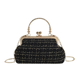 Vintage Tweed Frame Handbag