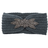 Crystal Embellished Knit Headwrap