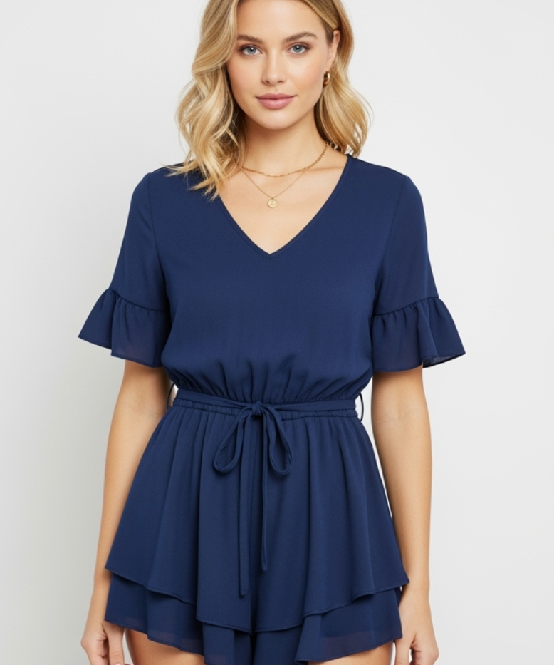 MIDNIGHT HOUR ROMPER