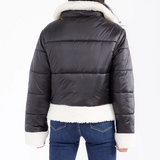 Sherpa Trim Puffer Jacket