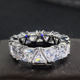 Crystal Eternity Band - Travel Wedding Ring