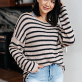 Self Assured Striped Sweater