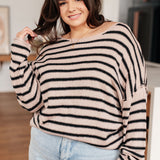 Self Assured Striped Sweater