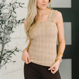 Smokey Fleur Floral Jaquard Tank