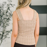 Smokey Fleur Floral Jaquard Tank