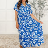 Soft Sonata V-Neck Dress in Blue