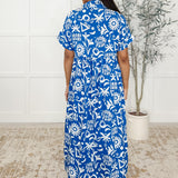 Soft Sonata V-Neck Dress in Blue