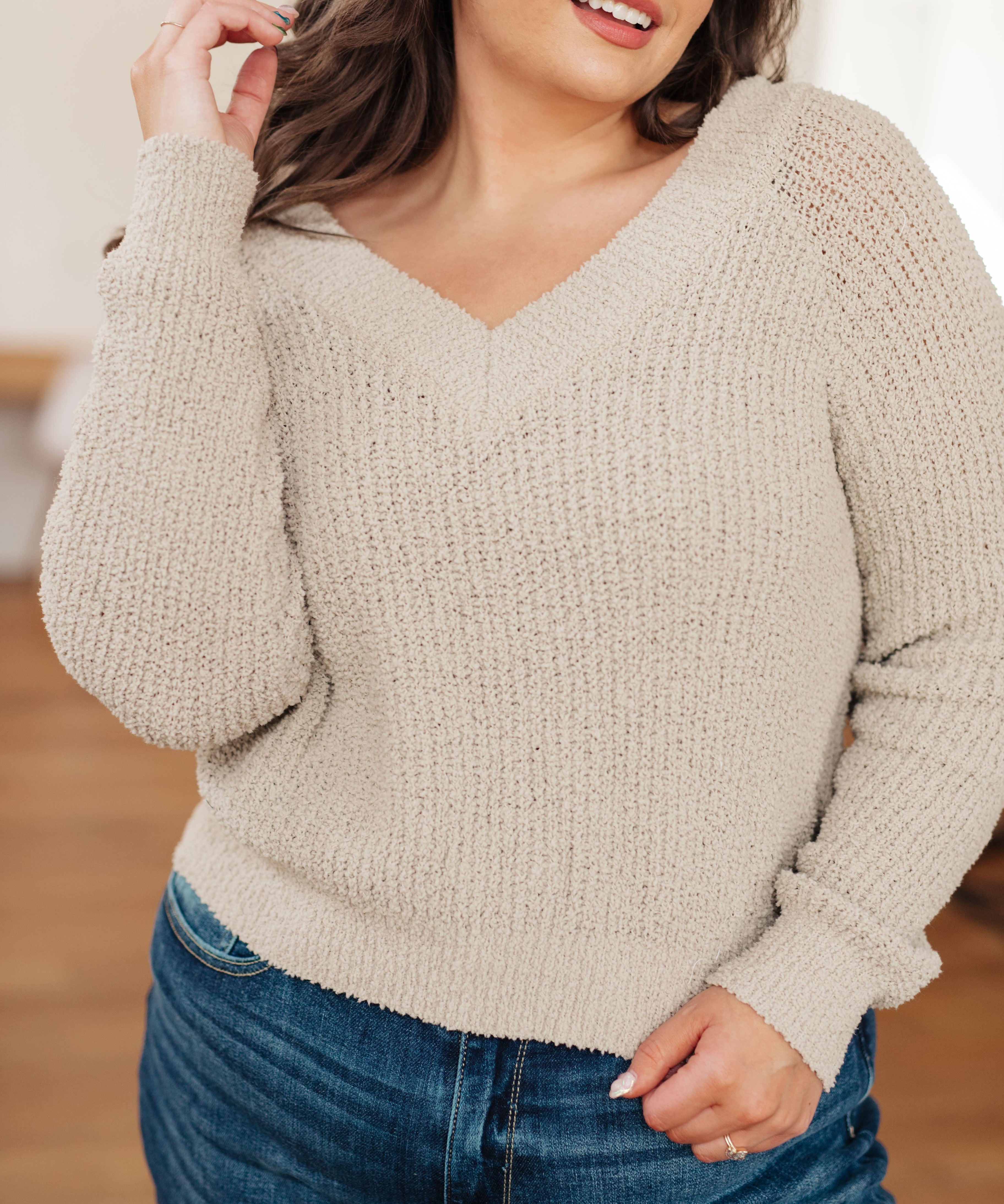 Stuck In The Moment V-Neck Sweater