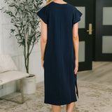 Sweet Like That Casual Dress in Navy