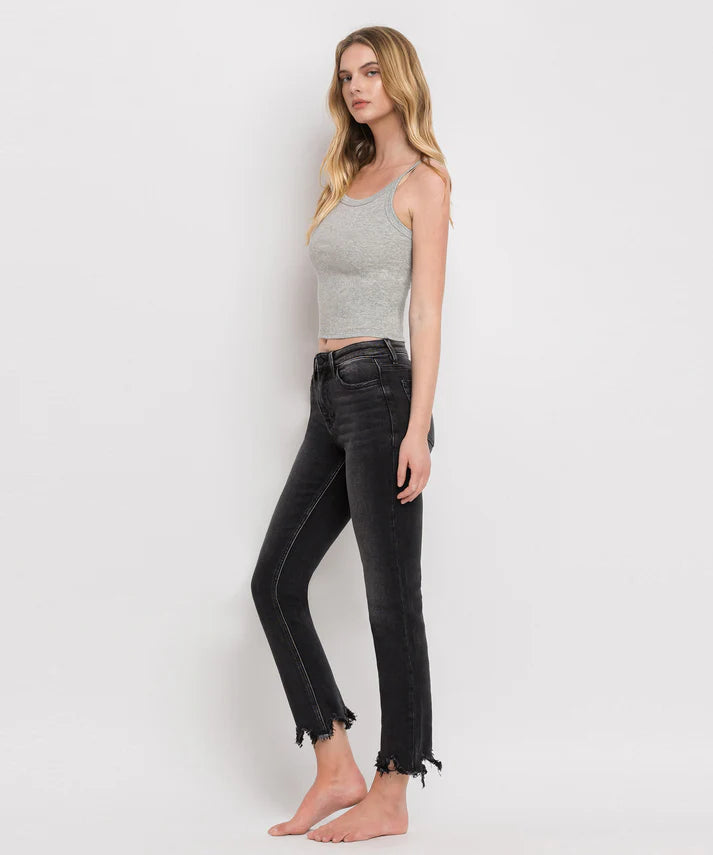 In A Bottle - High Rise Slim Straight - BY FLYING MONKEY