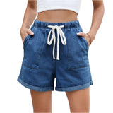 ROLLED HEM DRAWSTRING SHORT